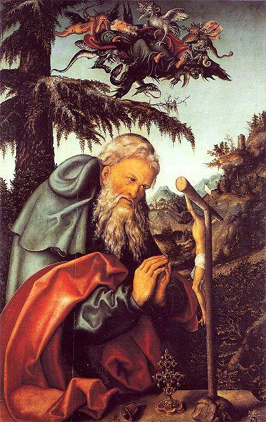 Lucas Cranach Hl Antonius oil painting image